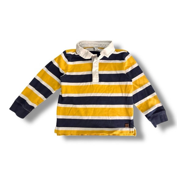 Janie & Jack | Classic Striped Rugby Shirt (3) 🏉 - Picture 1 of 5